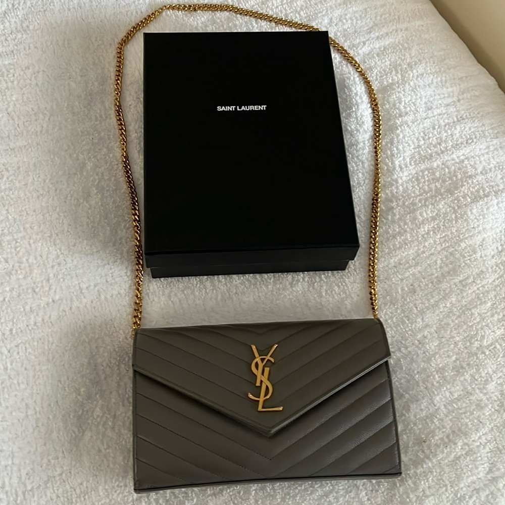 Ysl Wallet bag- like new-Original box,papers and bag included